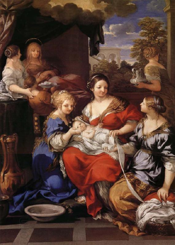 Pietro da Cortona La Nativite de la Vierge China oil painting art